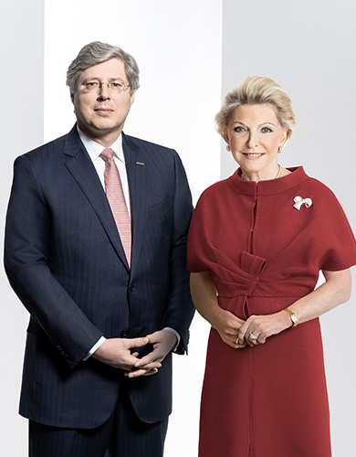 Georg F. W. Schaeffler and Maria-Elisabeth Schaeffler-Thumann (photo)