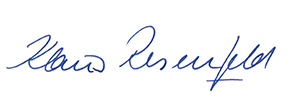 Signature Klaus Rosenfeld (Signature)